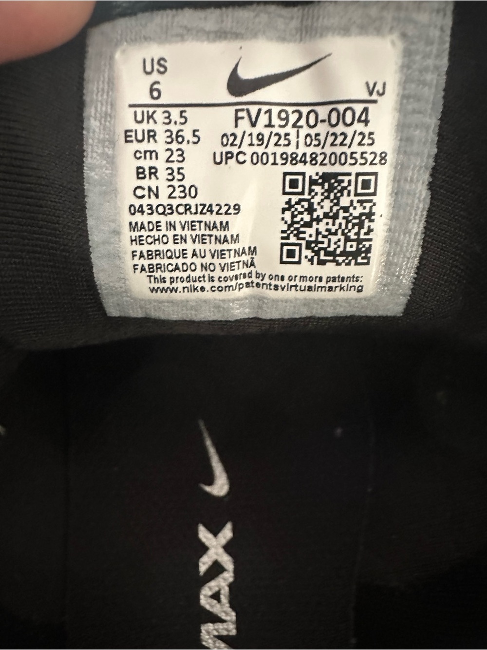 Nike women’s air max muse Sneakers - Picture 6 of 6